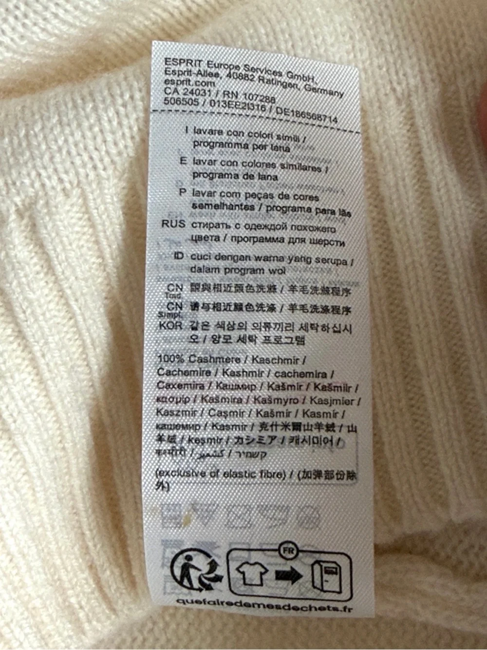 Esprit sweater cream